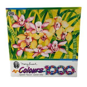 Vintage 1994 RoseArt Sealed Mary Russel Colours “Winter Orchids” 1,000 pc Puzzle